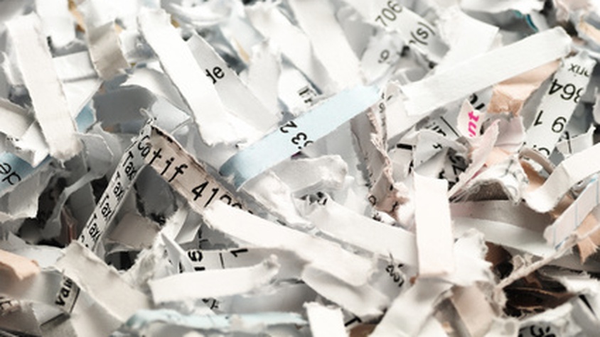 Destruction de documents confidentiels